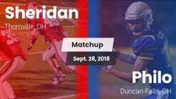 Matchup: Sheridan vs. Philo  2018