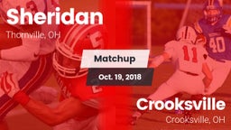 Matchup: Sheridan vs. Crooksville  2018
