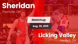 Matchup: Sheridan vs. Licking Valley  2019