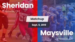 Matchup: Sheridan vs. Maysville  2019