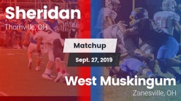 Matchup: Sheridan vs. West Muskingum  2019
