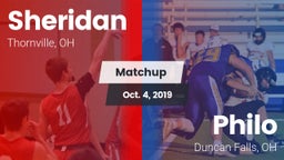Matchup: Sheridan vs. Philo  2019