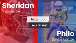 Matchup: Sheridan vs. Philo  2020