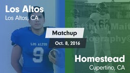 Matchup: Los Altos vs. Homestead  2016