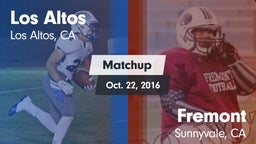 Matchup: Los Altos vs. Fremont  2016