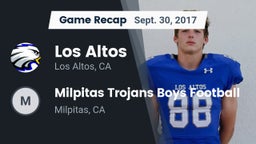 Recap: Los Altos  vs. Milpitas Trojans Boys Football 2017