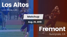 Matchup: Los Altos vs. Fremont  2018