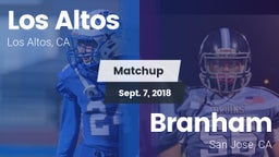 Matchup: Los Altos vs. Branham  2018