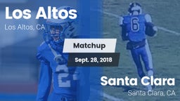 Matchup: Los Altos vs. Santa Clara  2018