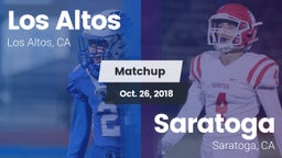 Matchup: Los Altos vs. Saratoga  2018