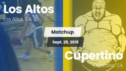 Matchup: Los Altos vs. Cupertino  2019