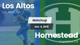 Matchup: Los Altos vs. Homestead  2019