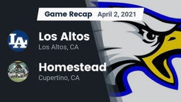 Recap: Los Altos  vs. Homestead  2021