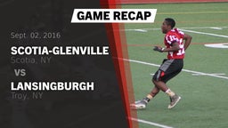 Recap: Scotia-Glenville  vs. Lansingburgh  2016