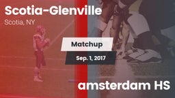Matchup: Scotia-Glenville vs. amsterdam HS 2017