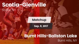 Matchup: Scotia-Glenville vs. Burnt Hills-Ballston Lake  2017