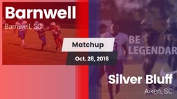 Matchup: Barnwell vs. Silver Bluff  2016