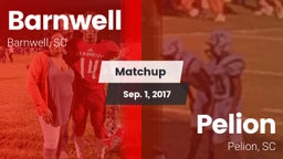 Matchup: Barnwell vs. Pelion  2017