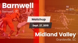 Matchup: Barnwell vs. Midland Valley  2019