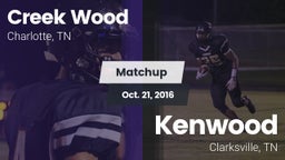 Matchup: Creek Wood vs. Kenwood  2016