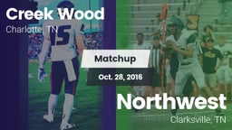 Matchup: Creek Wood vs. Northwest  2016