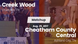 Matchup: Creek Wood vs. Cheatham County Central  2017