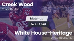 Matchup: Creek Wood vs. White House-Heritage  2017