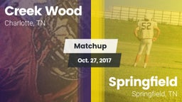 Matchup: Creek Wood vs. Springfield  2017