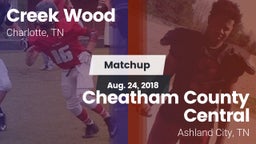 Matchup: Creek Wood vs. Cheatham County Central  2018