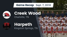 Recap: Creek Wood  vs. Harpeth  2018