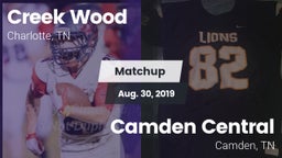 Matchup: Creek Wood vs. Camden Central  2019