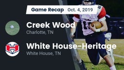 Recap: Creek Wood  vs. White House-Heritage  2019