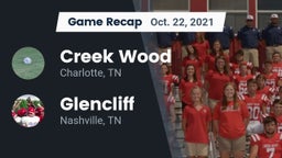 Recap: Creek Wood  vs. Glencliff  2021