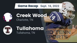 Recap: Creek Wood  vs. Tullahoma  2022