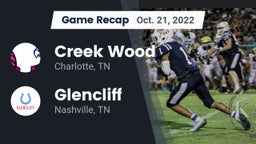 Recap: Creek Wood  vs. Glencliff  2022