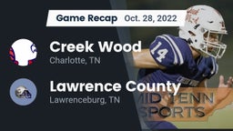 Recap: Creek Wood  vs. Lawrence County  2022