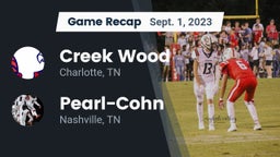 Recap: Creek Wood  vs. Pearl-Cohn  2023