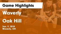 Waverly  vs Oak Hill  Game Highlights - Jan. 9, 2018