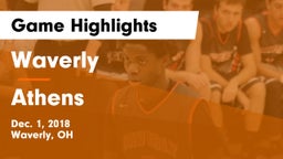 Waverly  vs Athens  Game Highlights - Dec. 1, 2018