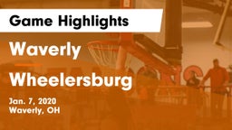 Waverly  vs Wheelersburg  Game Highlights - Jan. 7, 2020