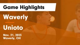 Waverly  vs Unioto  Game Highlights - Nov. 21, 2023