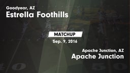 Matchup: Estrella Foothills vs. Apache Junction  2016