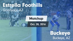 Matchup: Estrella Foothills vs. Buckeye  2016