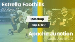 Matchup: Estrella Foothills vs. Apache Junction  2017