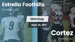 Matchup: Estrella Foothills vs. Cortez  2017