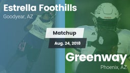 Matchup: Estrella Foothills vs. Greenway  2018