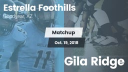 Matchup: Estrella Foothills vs. Gila Ridge 2018