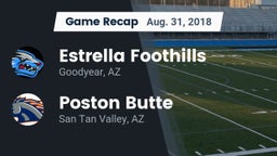 Recap: Estrella Foothills  vs. Poston Butte  2018
