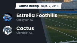 Recap: Estrella Foothills  vs. Cactus  2018