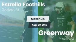 Matchup: Estrella Foothills vs. Greenway  2019
